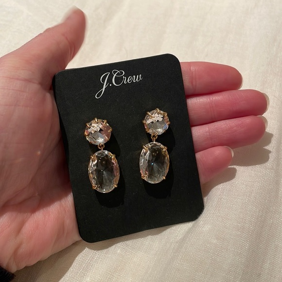 J. Crew Gem 2-Stone Earrings - Picture 3 of 5